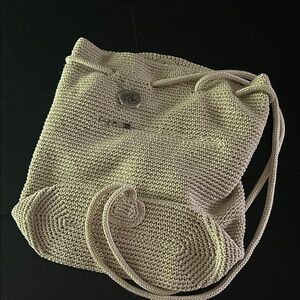 The Sak Tan Crochet Backpack